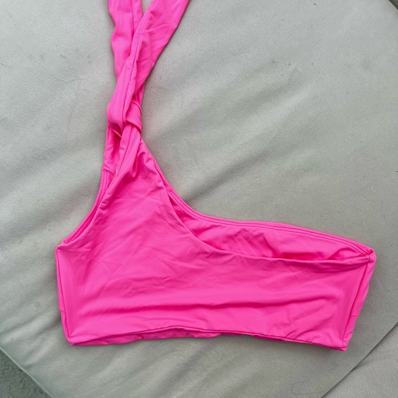 ALT Swim Sofia Over Shoulder Top Pink - Picture 5 of 6